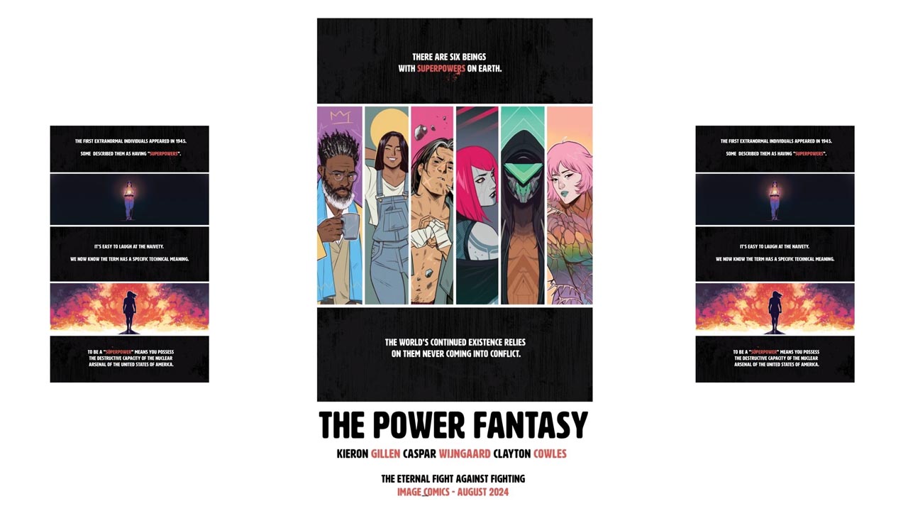 KIERON GILLEN & CASPAR WIJNGAARD TAKE EMERALD CITY COMIC CON BY STORM, ANNOUNCE UPCOMING SERIES THE POWER FANTASY FOR AUGUST FROM IMAGE COMICS