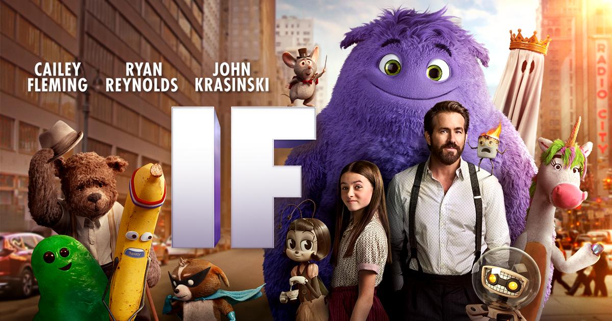 “IF” The Perfect Family Movie Everybody Can Enjoy! | Film Review by Allison Costa