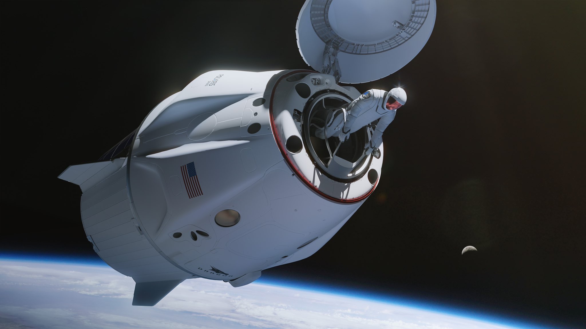 SpaceX ‘go’ to Launch Private Polaris Dawn Spacewalk Mission on Farthest Human Spaceflight Since Apollo